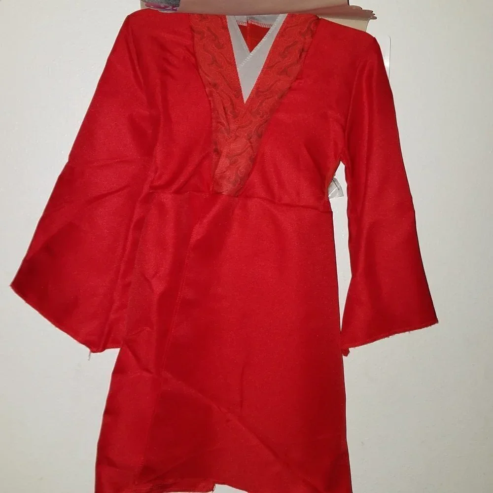 NEW Disney Mulan Deluxe Halloween Costume Cosplay Girls Small 4-6 Jacket Pants